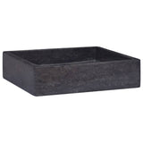 Vidaxl Sink 40x40x10 cm Marmor Schwarz