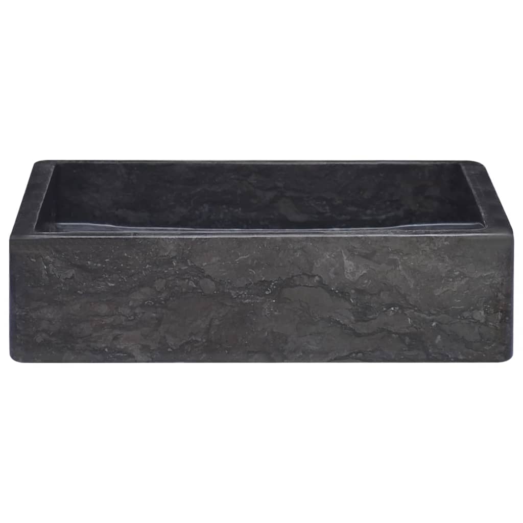 Vidaxl Sink 40x40x10 cm Marmor Schwarz