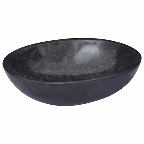 Vidaxl gootsteen 53x40x15 cm marmer zwart