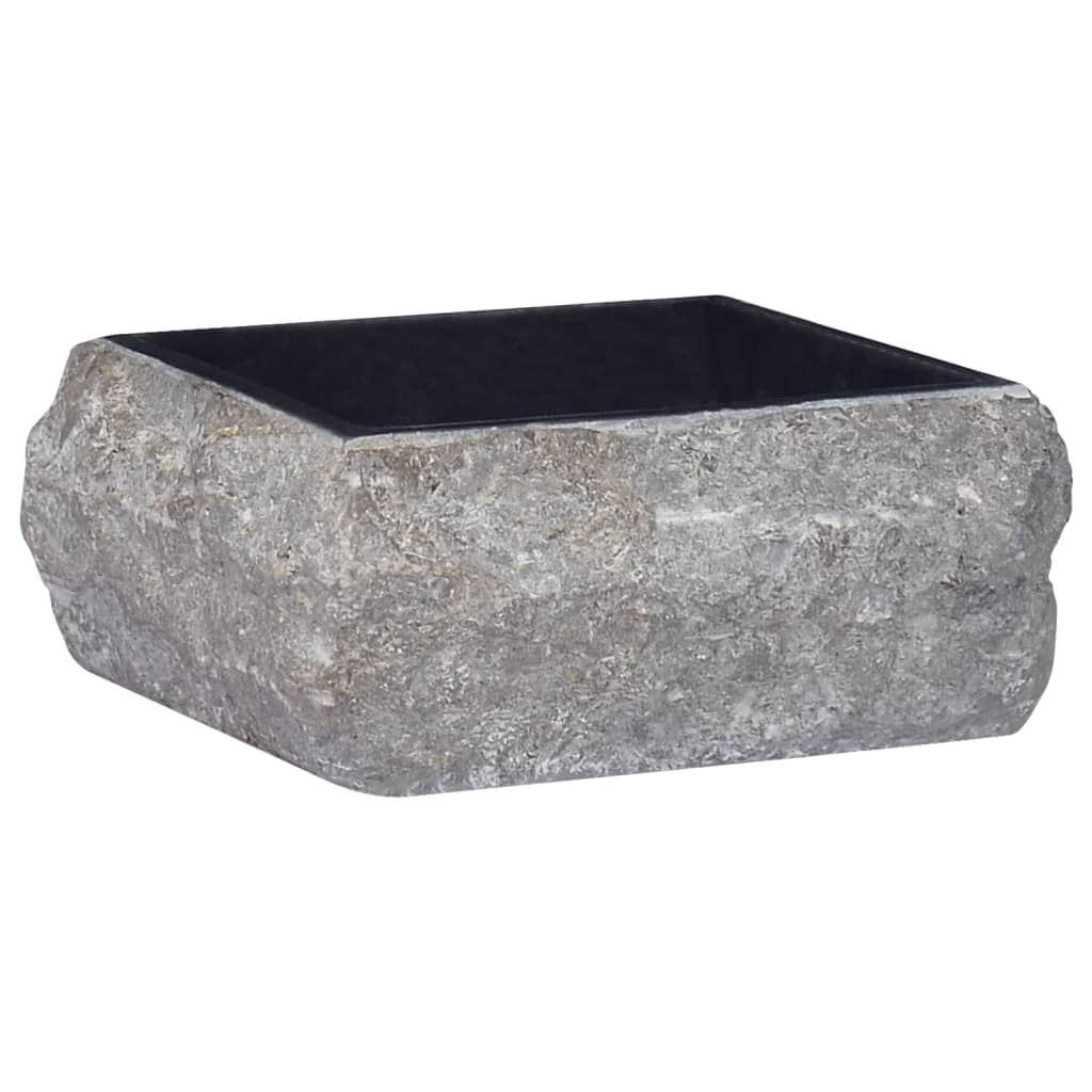 VidaXL sink 30x30x13 cm marble black