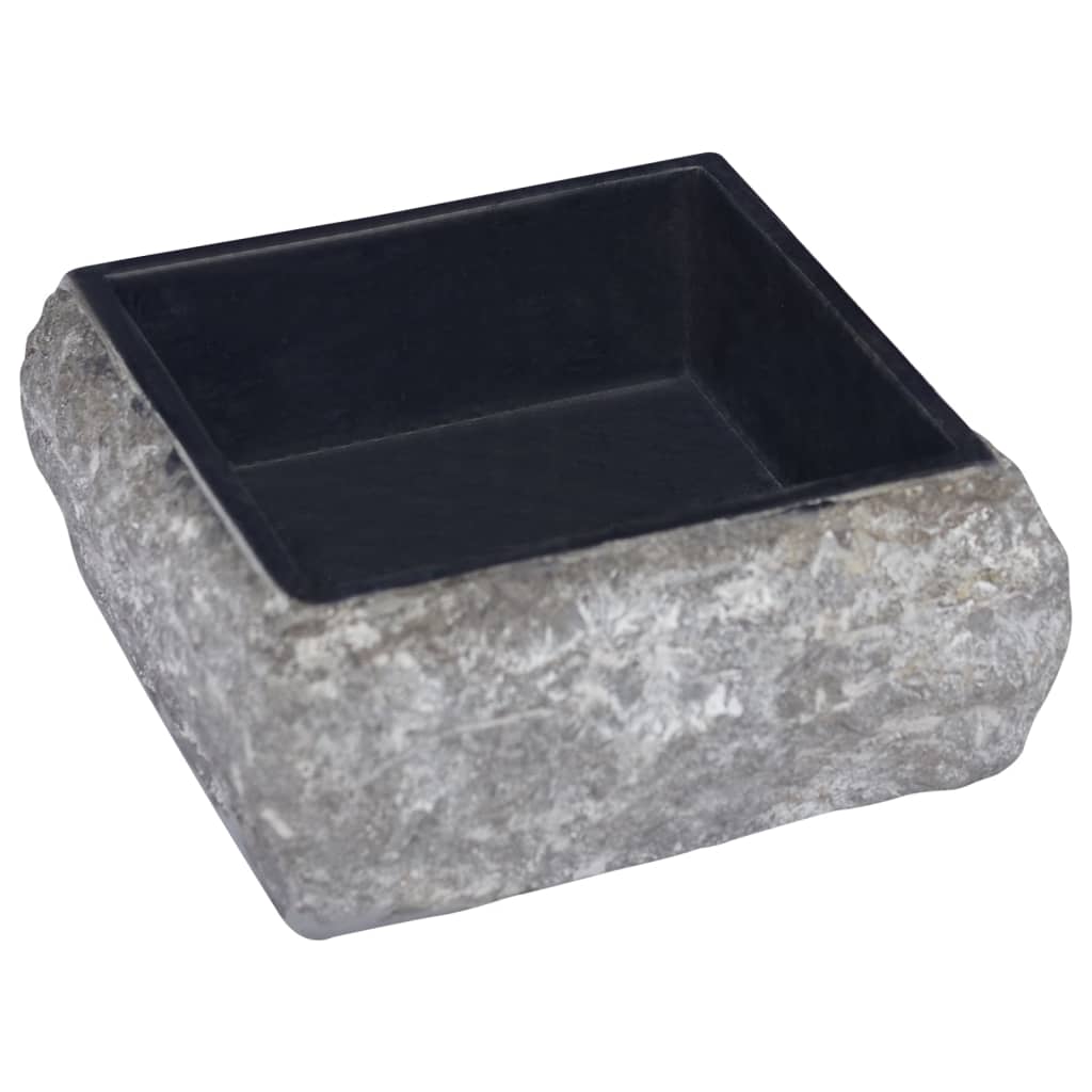 VidaXL sink 30x30x13 cm marble black