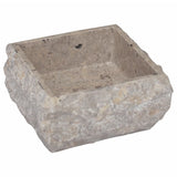 Vidaxl Sink 30x30x13 cm Marmorgrau