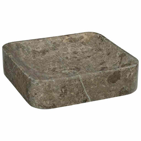 Vidaxl gootsteen 40x40x10 cm marmer grijs