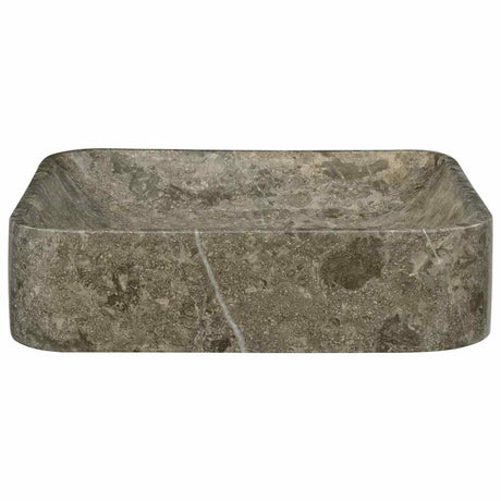 Vidaxl gootsteen 40x40x10 cm marmer grijs