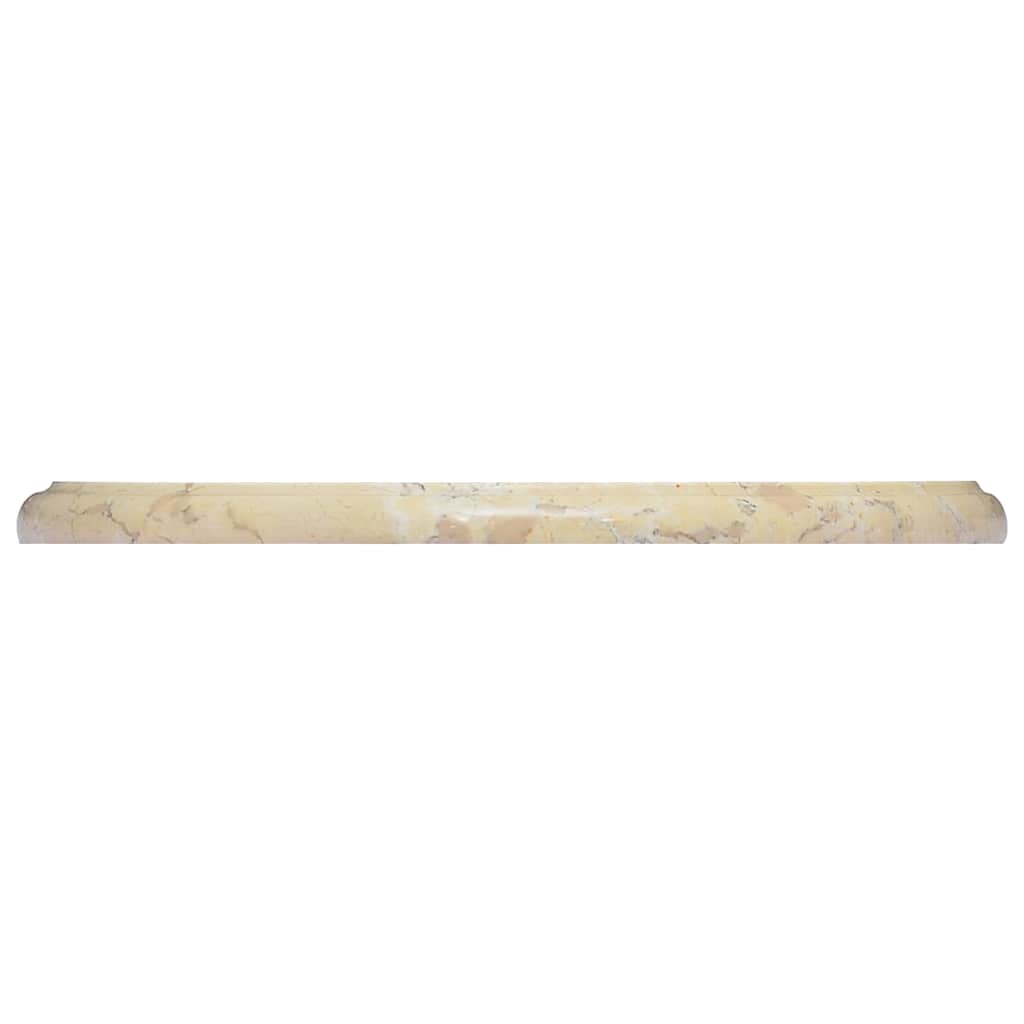 Vidaxl tafelblad ø40x2,5 cm marmer crèmekleurig