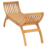 Vidaxl tuinbank 126 cm massief teakhout