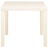 Vidaxl tuintafel 79x65x72 cm kunststof wit