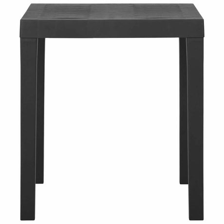 Vidaxl tuintafel 79x65x72 cm kunststof grijs