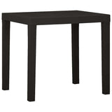 Vidaxl tuintafel 79x65x72 cm kunststof antracietkleurig