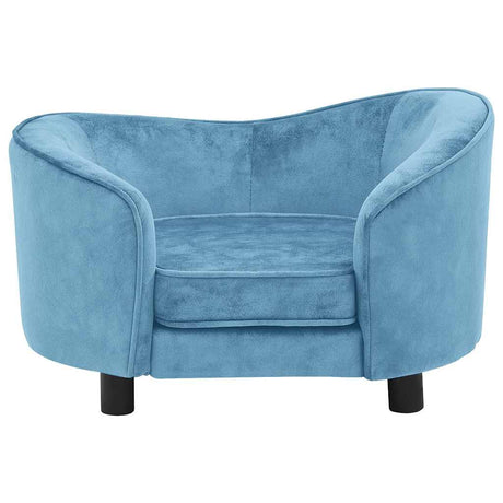 Vidaxl hondenbank 69x49x40 cm pluche turquoise