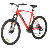 Vidaxl mountainbike 21 versnellingen 29 inch wielen 53 cm frame rood