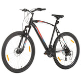 VidaXL Mountainbike 21 versnellingen 29 inch wielen 53 cm frame zwart
