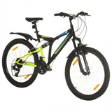 Vidaxl mountainbike 21 versnellingen 26 inch wielen 49 cm zwart