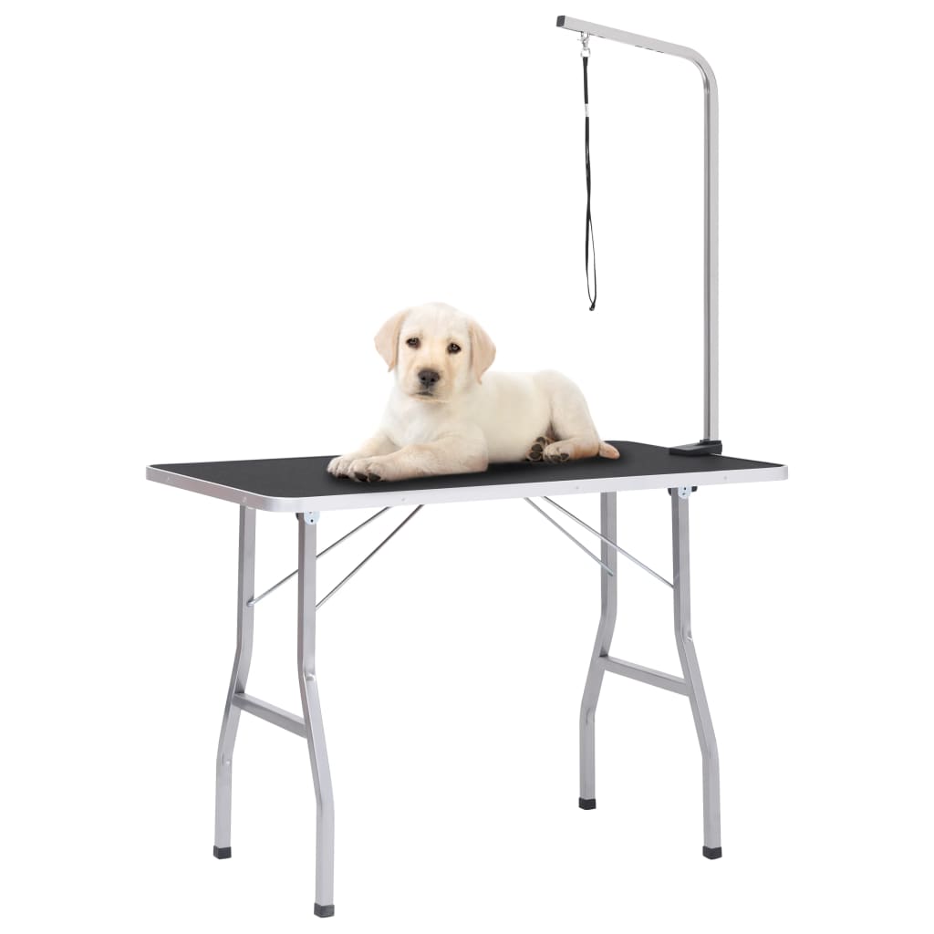 Vidaxl Dog Trim -bord Justerbar med 1 Loop