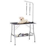 Vidaxl Hond Trim Table Table Cutable mat 2 Schleifen a Späicherwëssenschaften