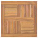 Vidaxl tafelblad vierkant 50x50x2,5 cm massief teakhout
