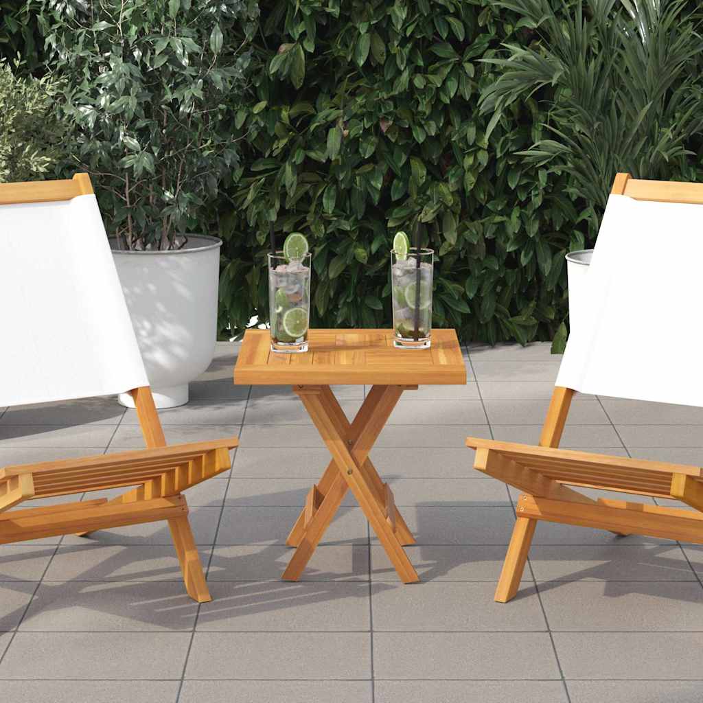 Vidaxl tafelblad vierkant 50x50x2,5 cm massief teakhout