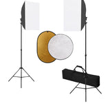 Vidaxl Photo Studio set med softbox -lampor och reflektor