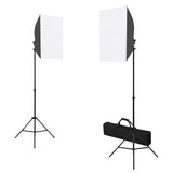 Vidaxl Photo Studio set med softbox -lampor och reflektor