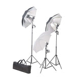 Vidaxl Photo studio set with lamps, umbrellas, background and reflector