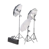 Vidaxl fotostudioset met lampen, paraplu's, achtergrond en reflector