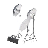 Vidaxl fotostudioset met lampen, paraplu's, achtergrond en reflector