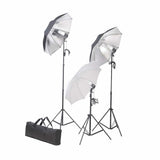 Vidaxl fotostudioset met lampen, paraplu's, achtergrond en reflector