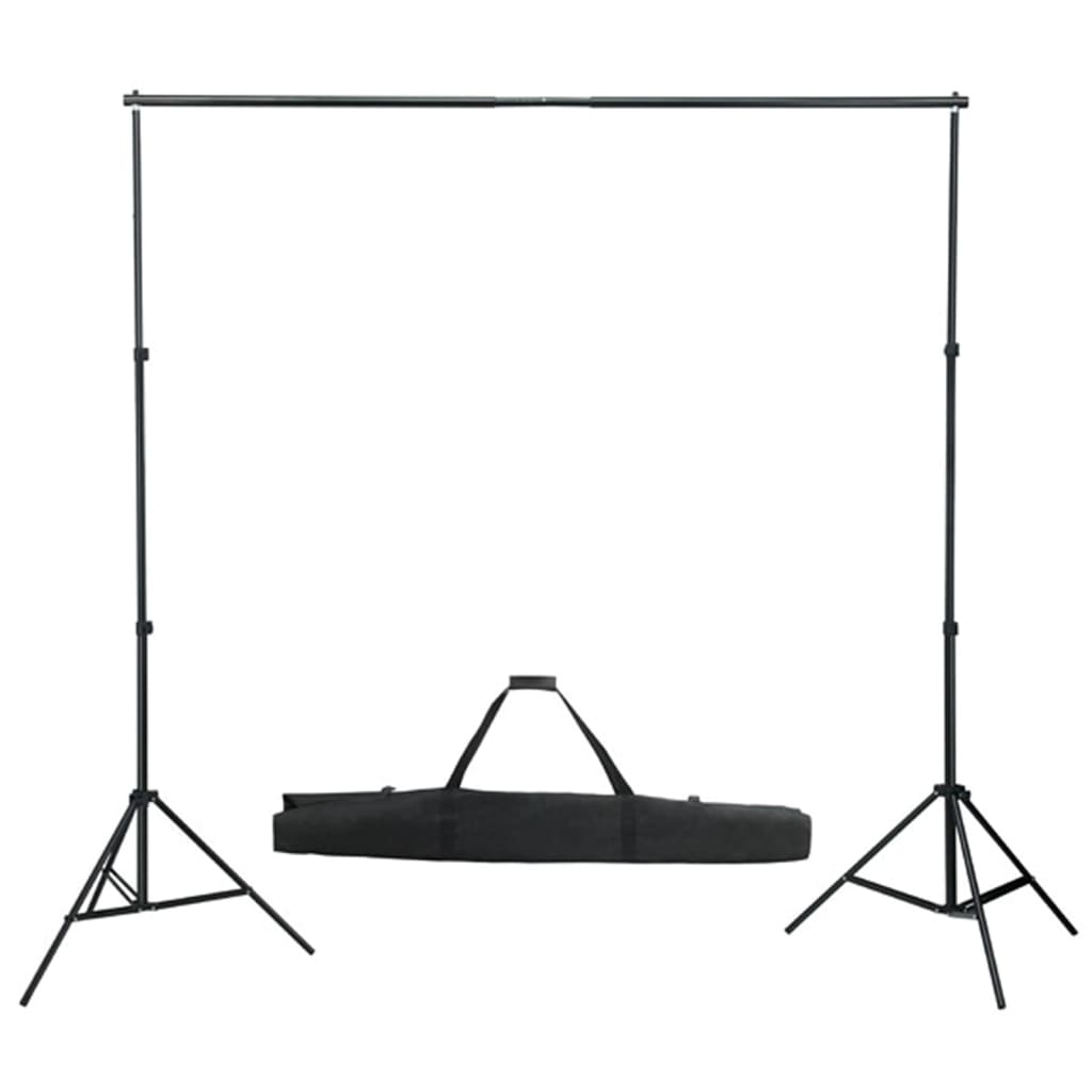 Vidaxl Photo Studio Set med lamper, baggrund og reflektor