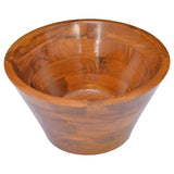 Vidaxl Washbasin Ø40x20 cm pevný teak