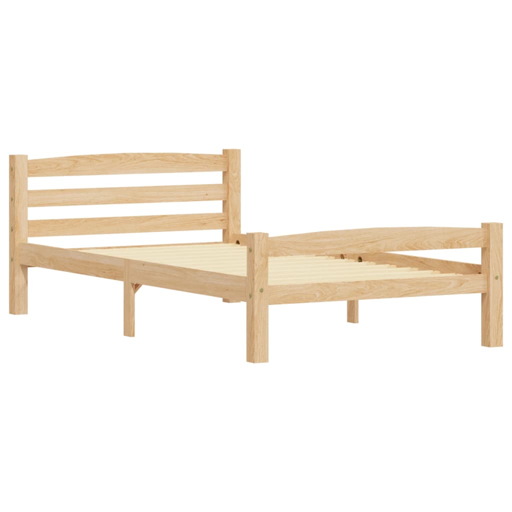 Vidaxl bedframe massief grenenhout 90x200 cm