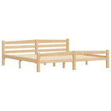 Vidaxl bedframe massief grenenhout 200x200 cm