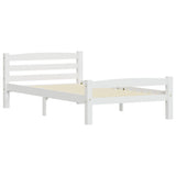 Vidaxl bedframe massief grenenhout wit 100x200 cm
