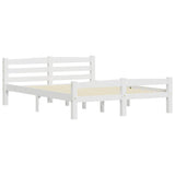 Vidaxl bedframe massief grenenhout wit 120x200 cm