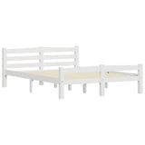 Vidaxl bedframe massief grenenhout wit 140x200 cm