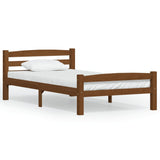 Vidaxl bedframe massief grenenhout honingbruin 90x200 cm