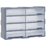 Vidaxl organiser met 8 grote lades 52x16x37 cm