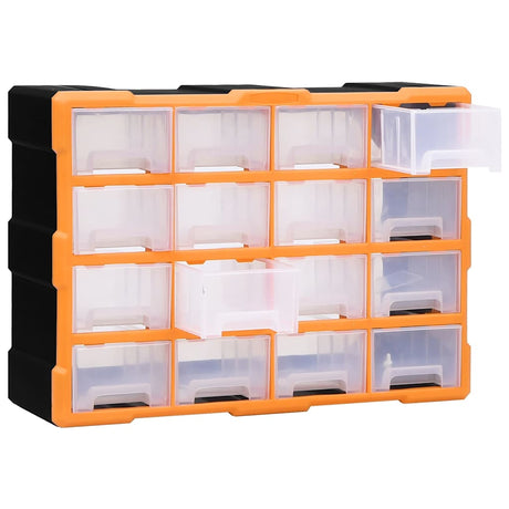 Vidaxl organiser met 16 medium lades 52x16x37 cm