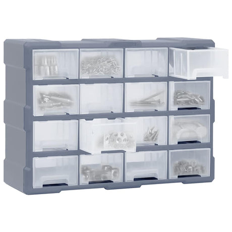 Vidaxl organiser met 16 medium lades 52x16x37 cm