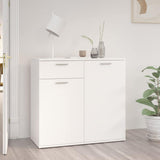 Vidaxl dressoir 80x36x75 cm bewerkt hout wit