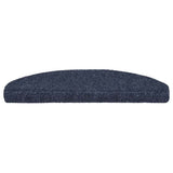 Vidaxl trapmatten zelfklevend 5 stuks 65x21x4 cm blauw halfrond groot