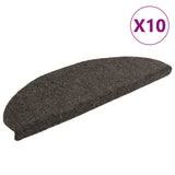 Vidaxl tappetini per autoadesivo 10 pezzi 65x21x4 cm Ago sentito antracite