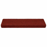 Vidaxl trapmatten zelfklevend 5 stuks 65x21x4 cm bordeaux rood