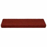 Vidaxl trapmatten zelfklevend 10 st 65x21x4 cm bordeaux rood rechthoekige rand