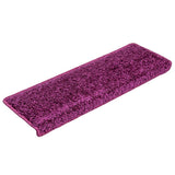 Vidaxl trapmatten 10 st 65x21x4 cm violet rechthoekige rand