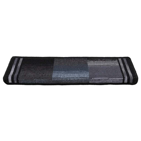 Vidaxl trapmatten zelfklevend 10 st 65x21x4 cm zwart en grijs