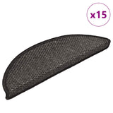 Vidaxl Scale autoadesive 15st Sisal-look 56x17x3cm Colore antracite