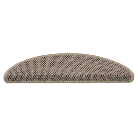 Vidaxl trapmatten zelfklevend 15 st sisal-look 56x17x3 cm donkerbeige