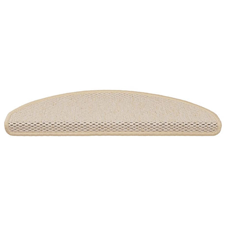 Vidaxl trapmatten zelfklevend 15 st sisal-look 65x21x4 cm berber