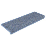 Vidaxl Stair Mats Selflesive 15 St Sisal Look 65x21x4 cm modra