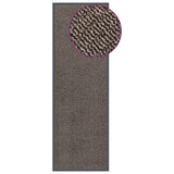 Vidaxl Doormat Tufted 60x180 cm temno rjava